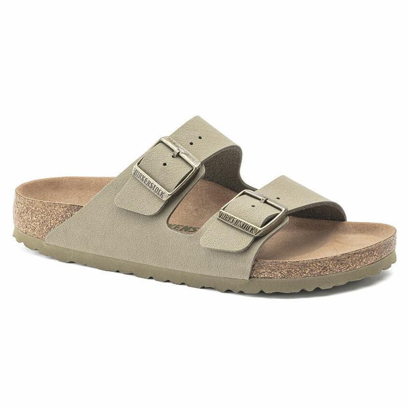 Birkenstock Vegan Birkibuc Arizona Herre Khaki | DK 264OKI